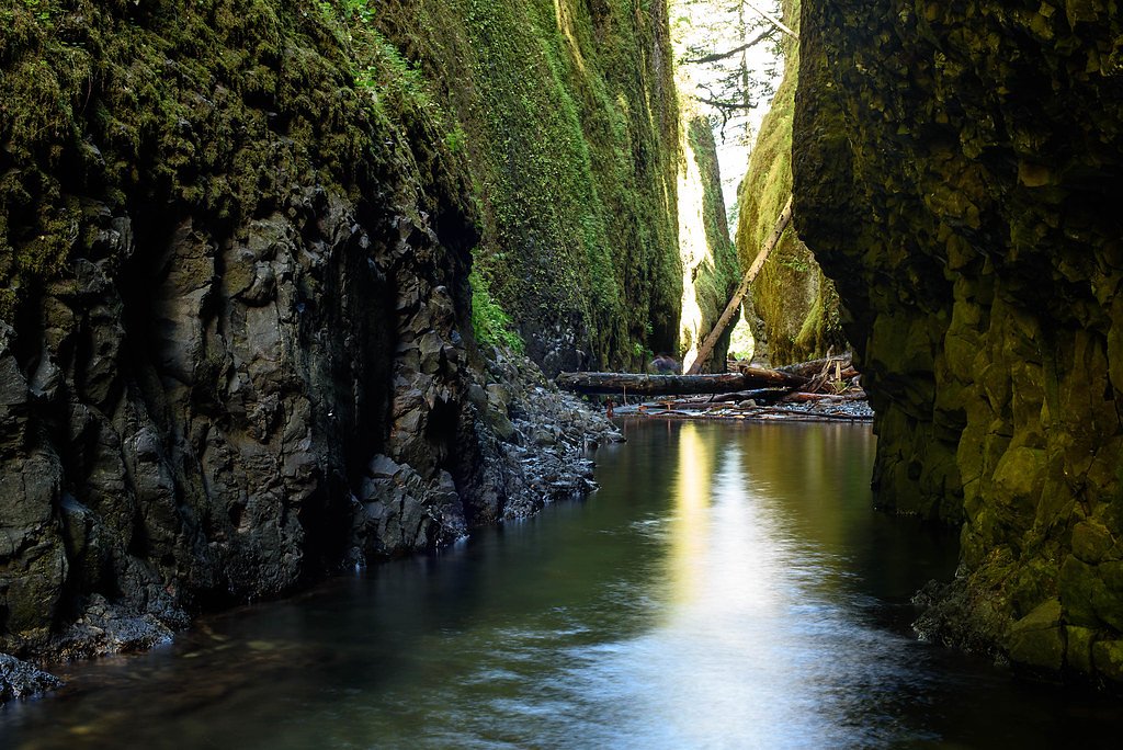 Oneonta Falls waterfall