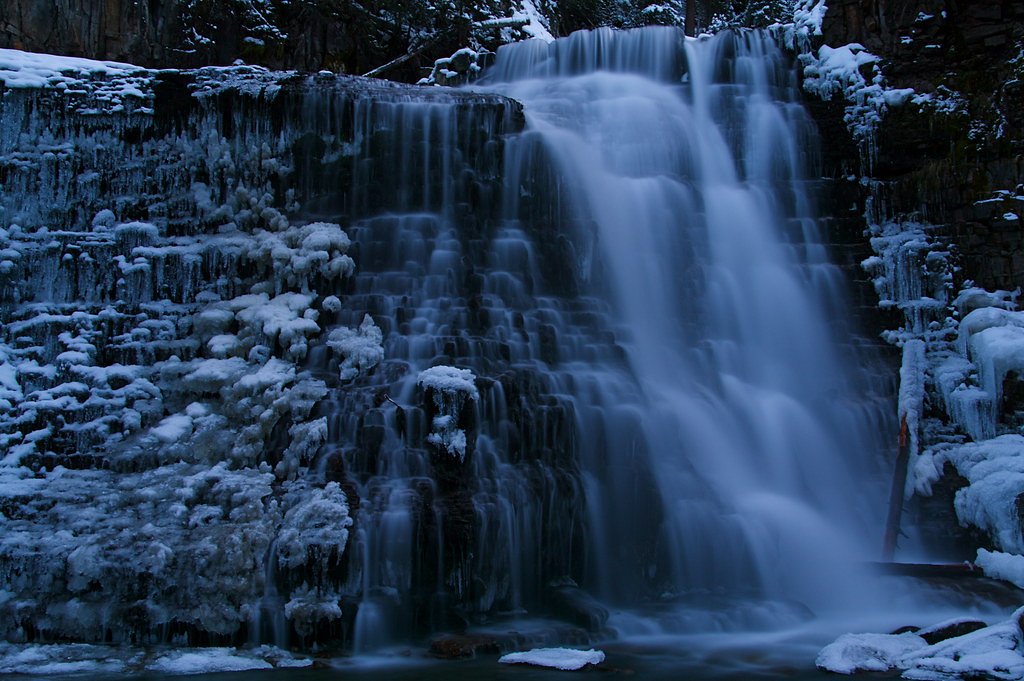Ousel Falls waterfall