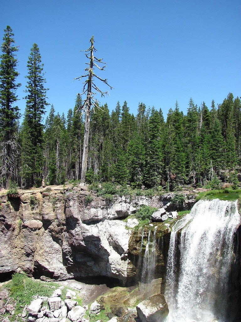 Paulina Creek Falls waterfall