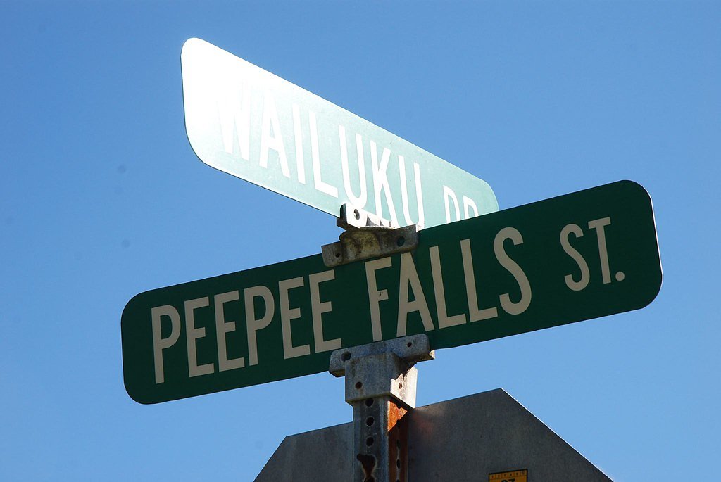 Peepee Falls waterfall