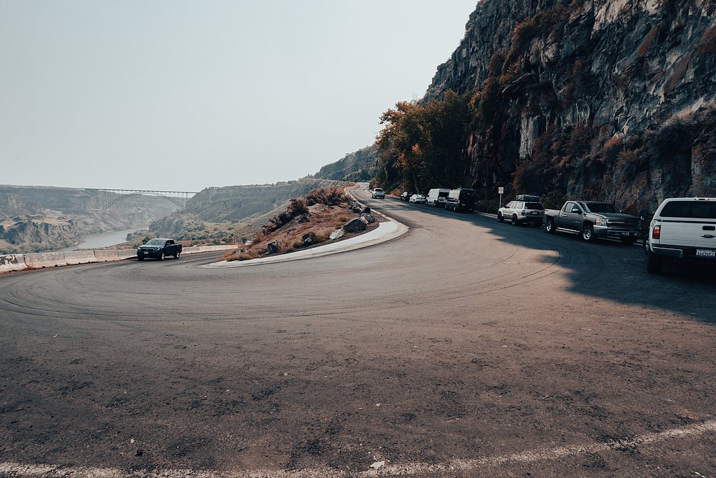 Perrine Coulee Falls waterfall