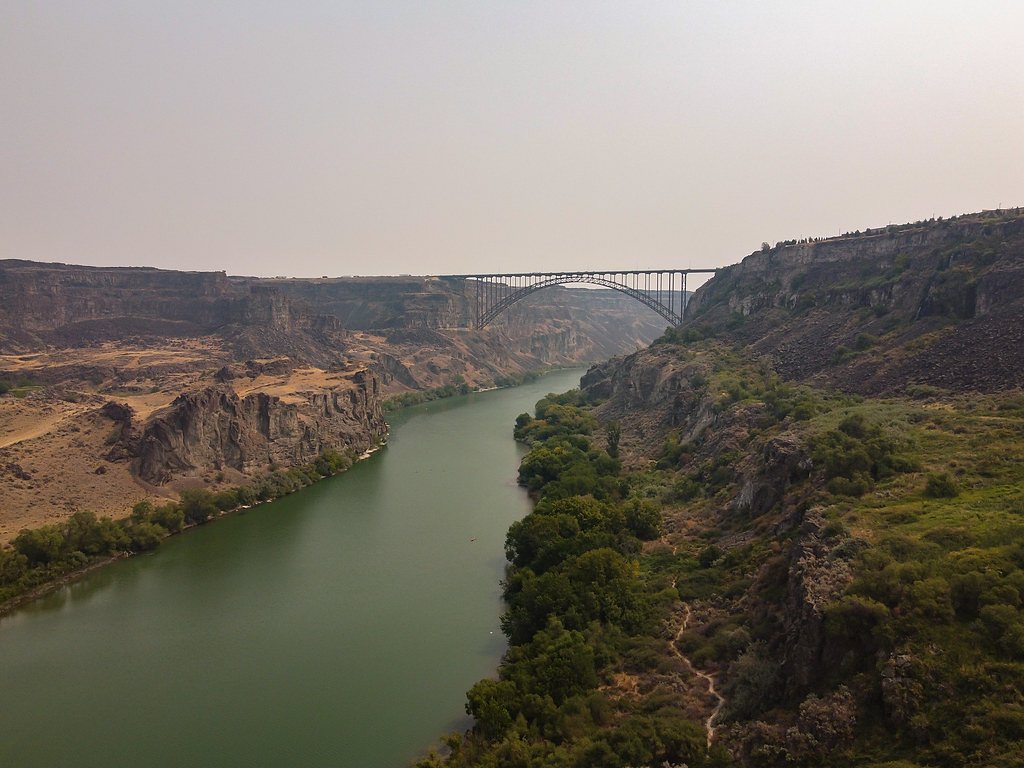 Perrine Coulee Falls waterfall