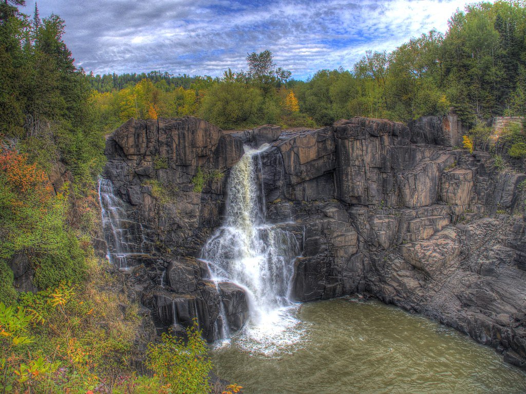 Portage Falls waterfall