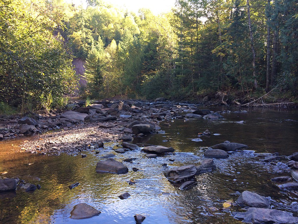 Potato River Falls waterfall