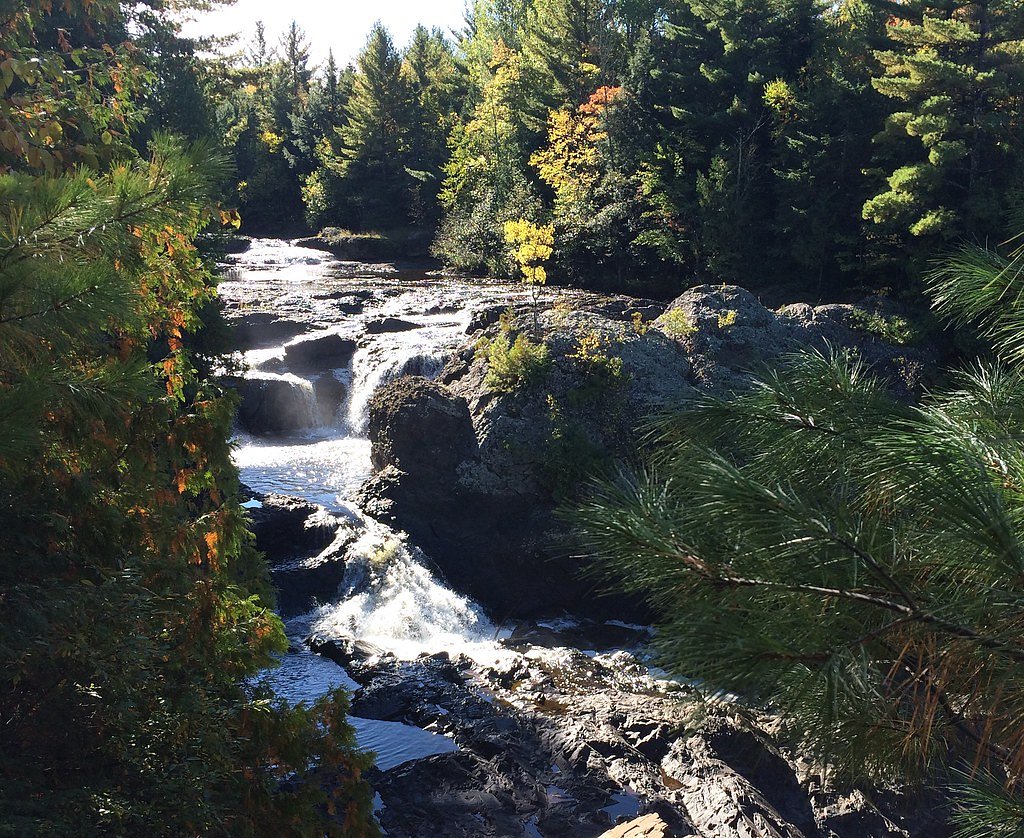 Potato River Falls waterfall
