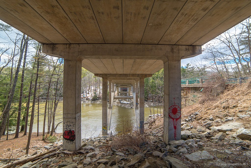 Presumpscot Falls waterfall