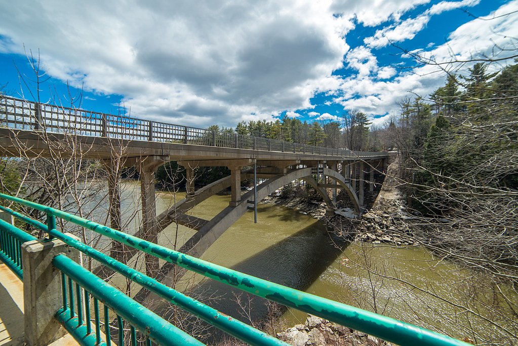 Presumpscot Falls waterfall