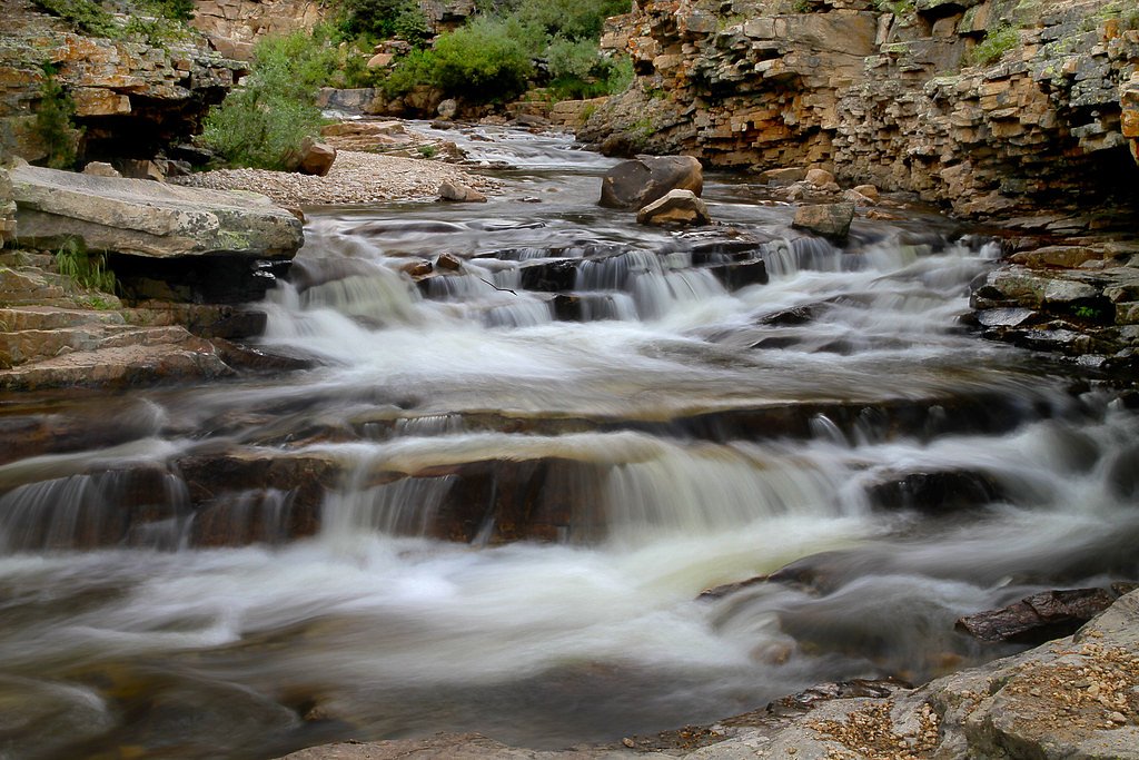 Provo River Falls waterfall