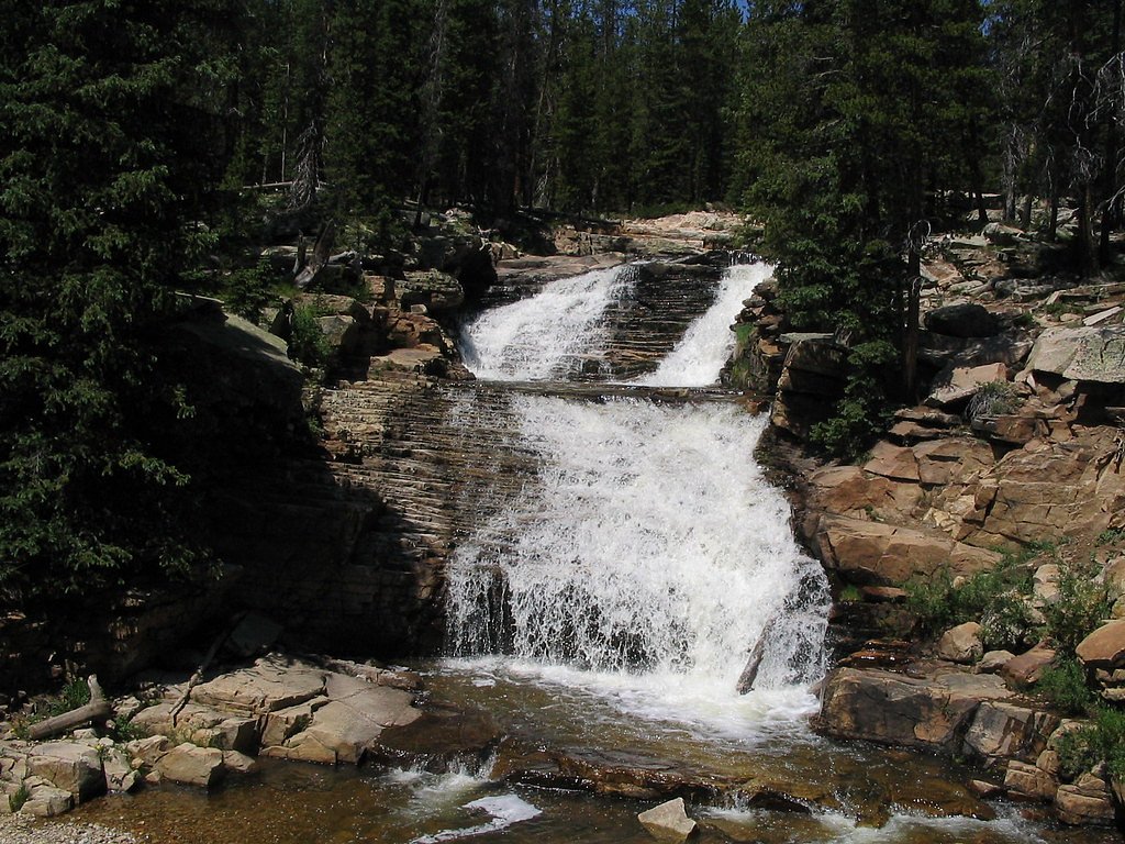 Provo River Falls waterfall