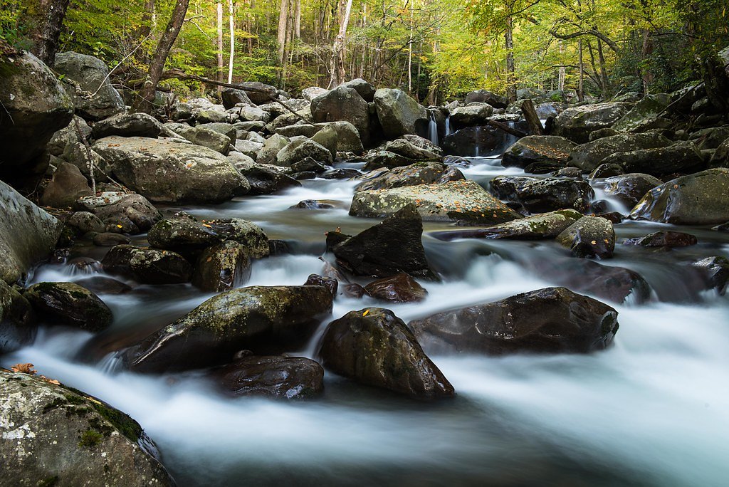 Ramsey Cascades waterfall
