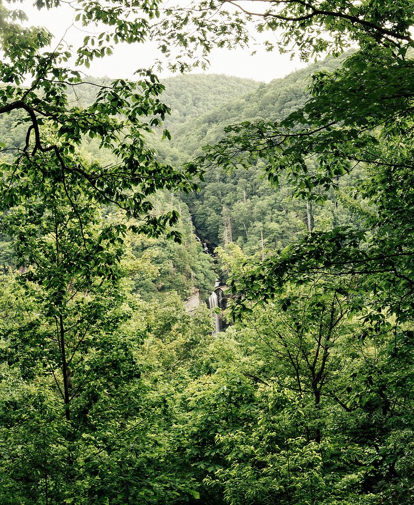 Raven Cliff Falls waterfall
