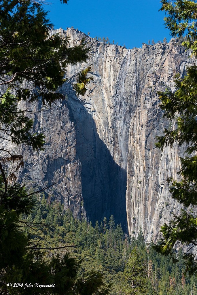 Ribbon Fall waterfall