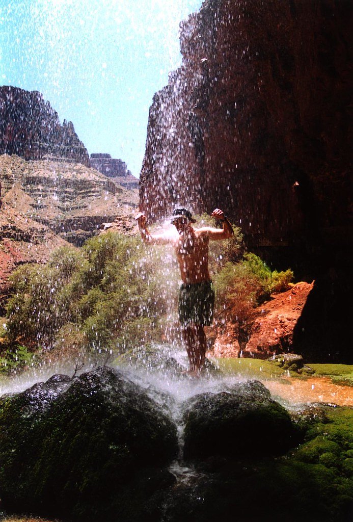 Ribbon Falls waterfall