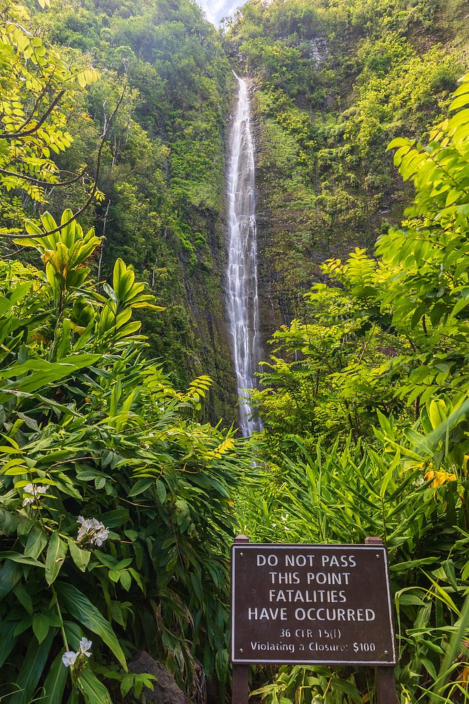 Sacred Falls waterfall