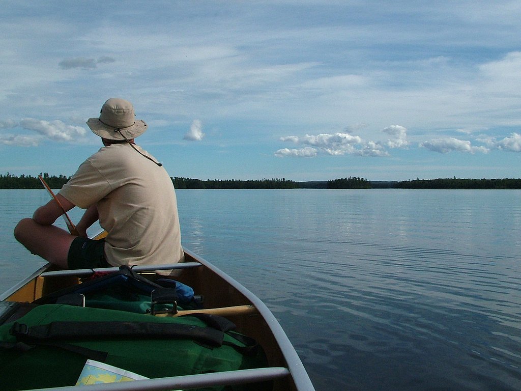 Saganaga Falls waterfall