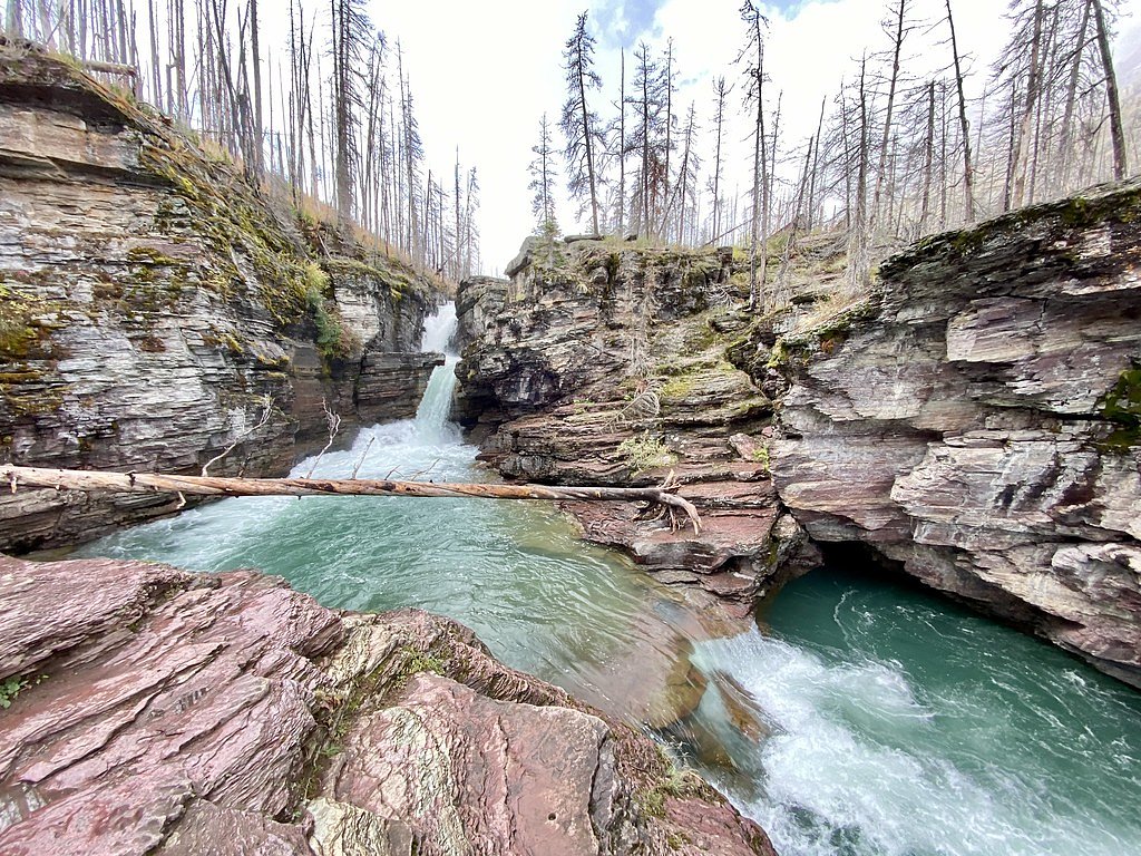Saint Mary Falls waterfall