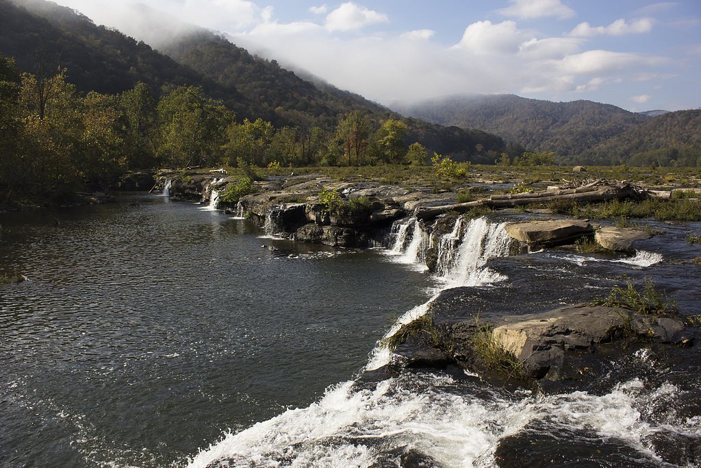 Sandstone Falls waterfall