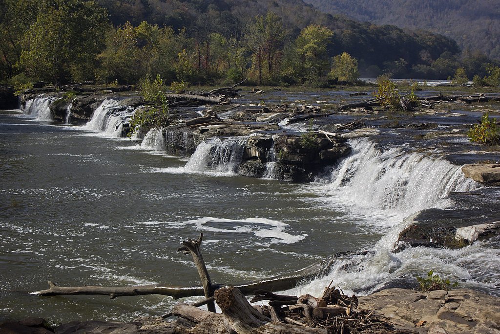 Sandstone Falls waterfall