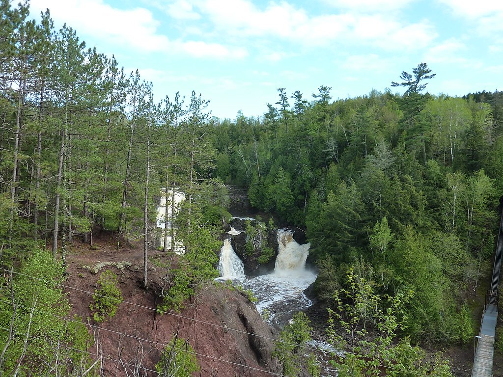 Saxon Falls waterfall