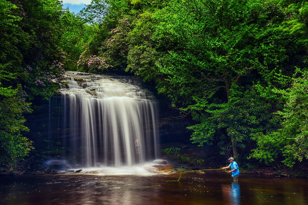 Schoolhouse Falls waterfall