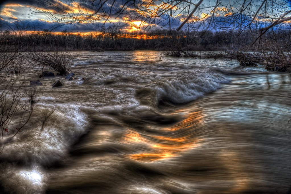 Scudders Falls waterfall