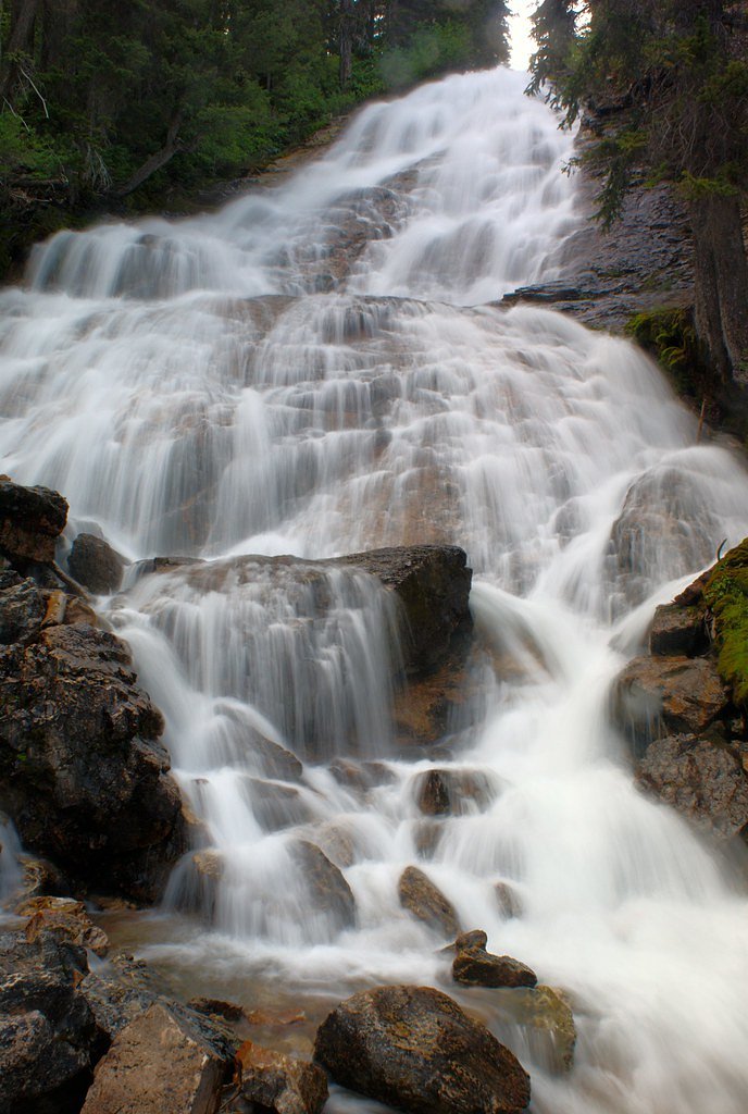 Skalkaho Falls waterfall