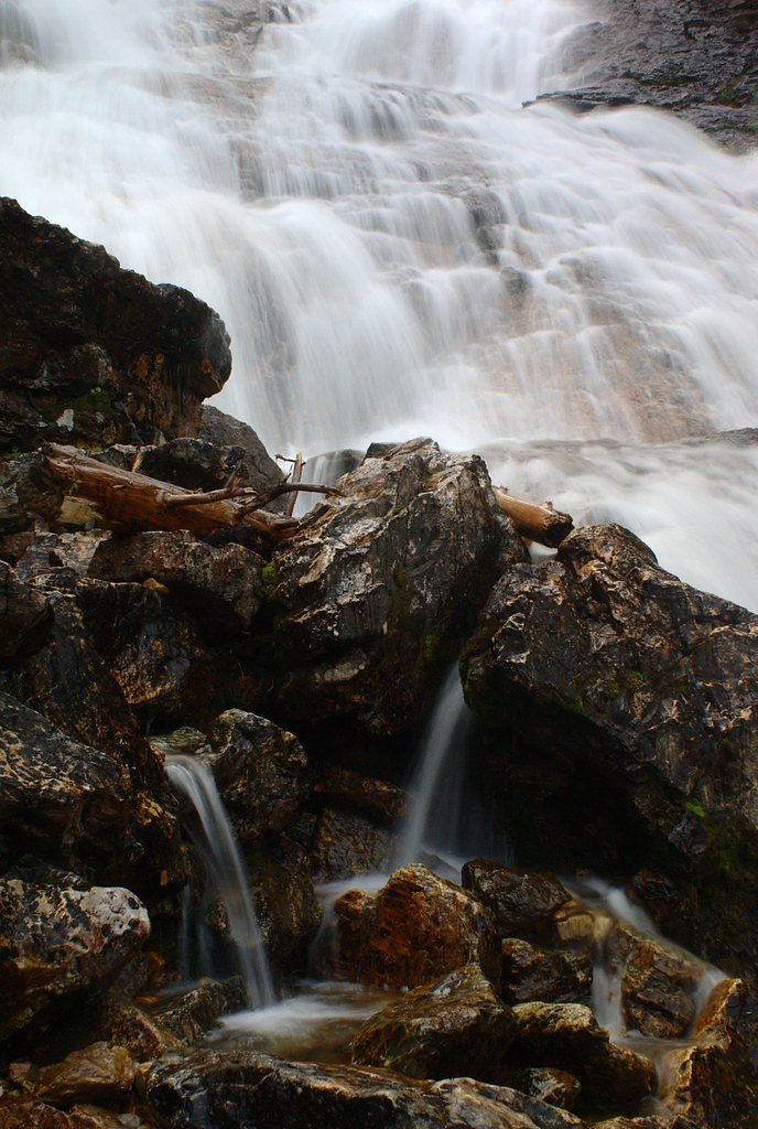 Skalkaho Falls waterfall