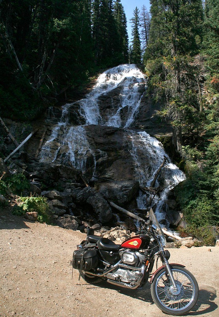 Skalkaho Falls waterfall