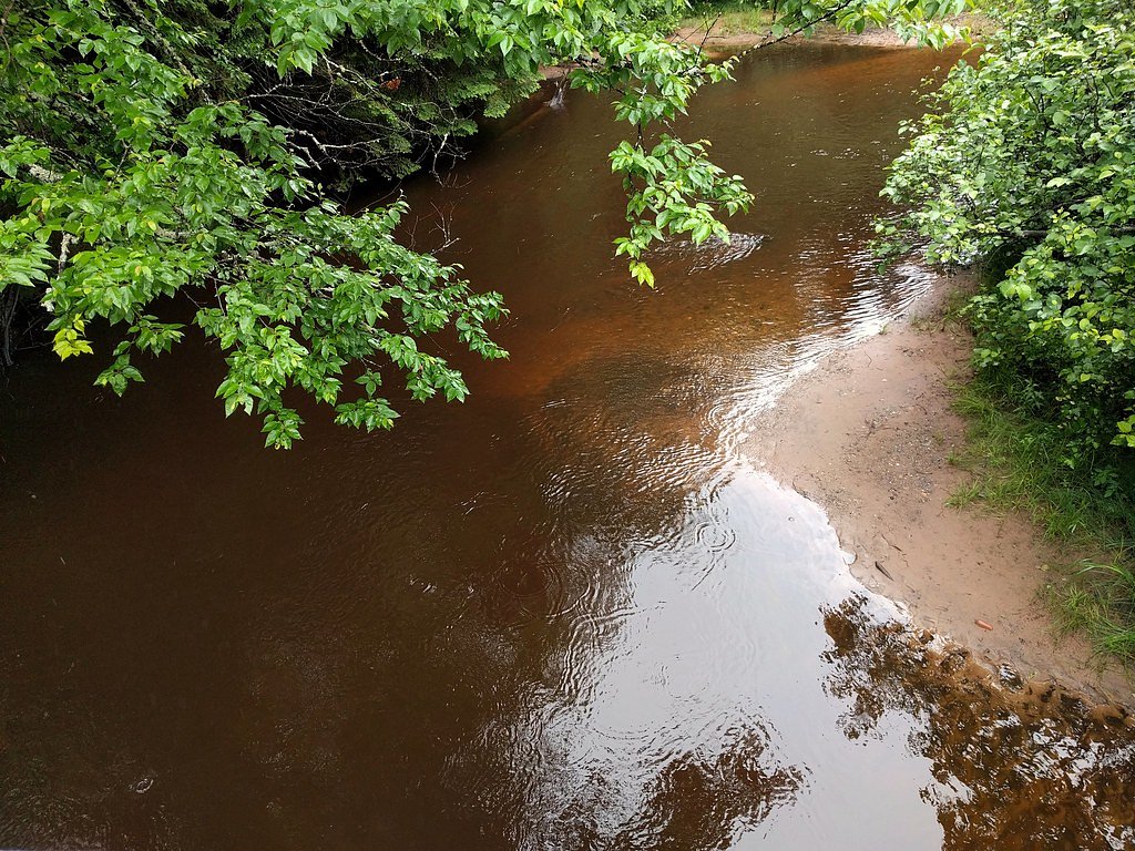 Yellow Dog River Falls waterfall