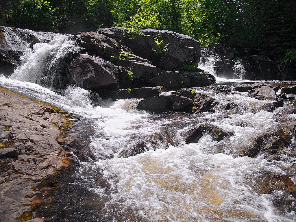 Yellow Dog Falls waterfall