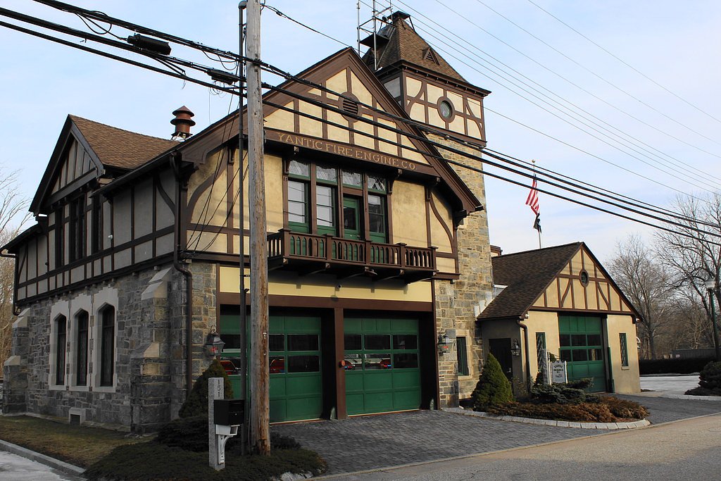 Yantic Falls waterfall