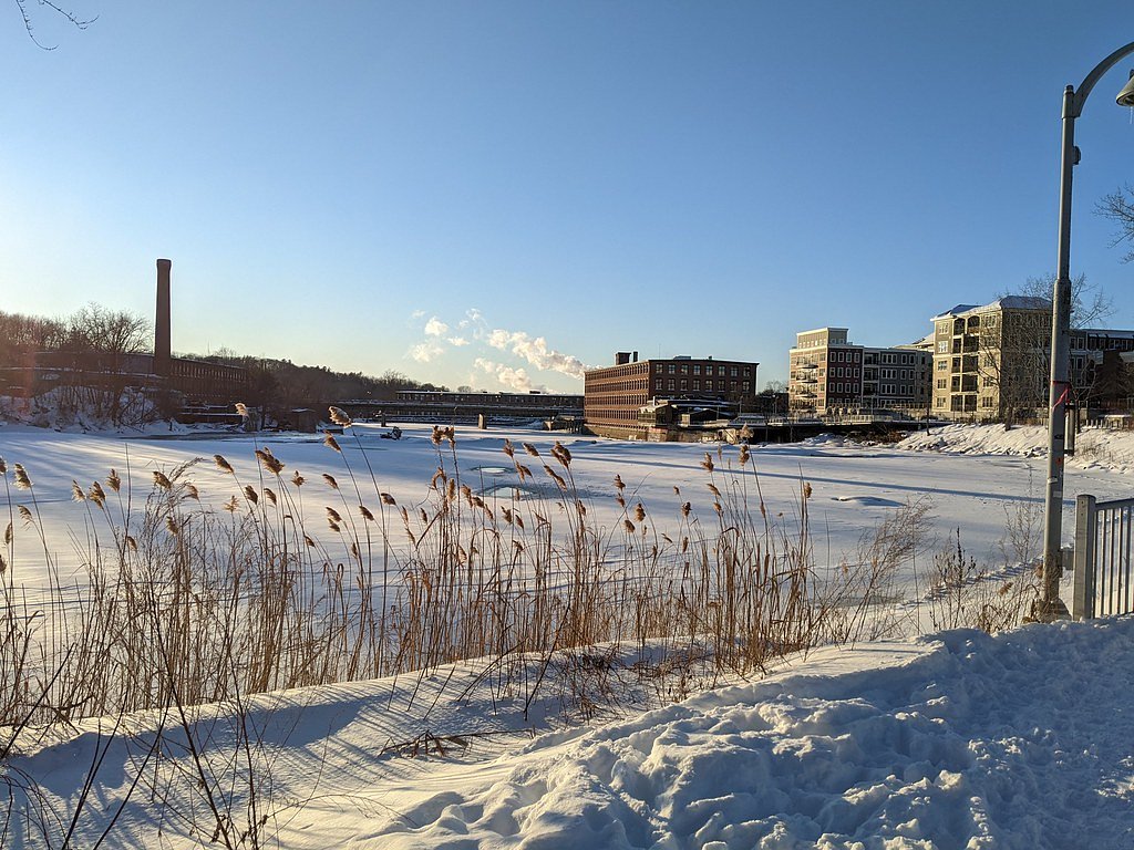 Winooski Falls waterfall