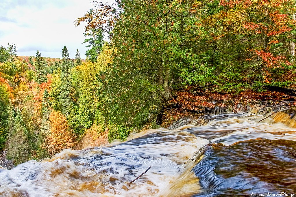 Whitefish Falls waterfall