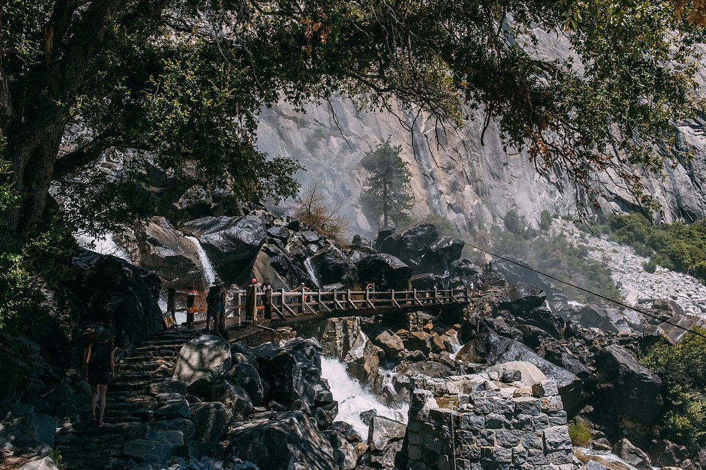 Wapama Falls waterfall
