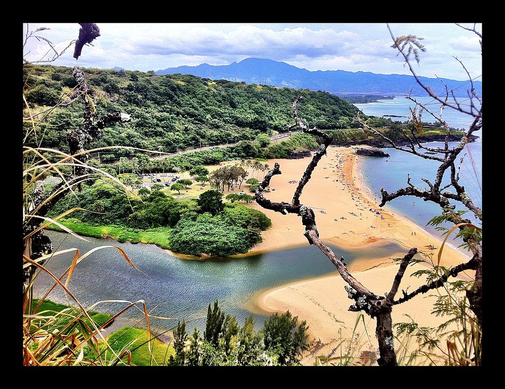 Waimea Falls waterfall