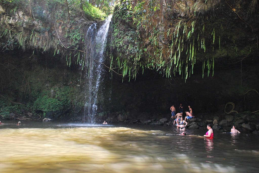 Wailele Falls waterfall