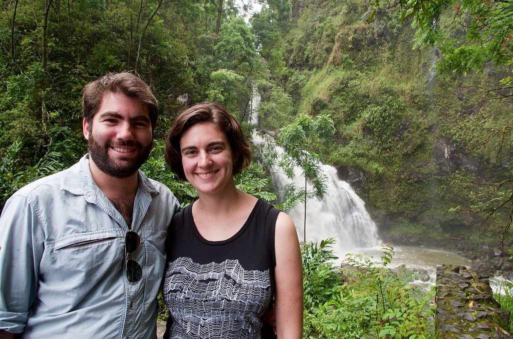 Waikani Falls waterfall