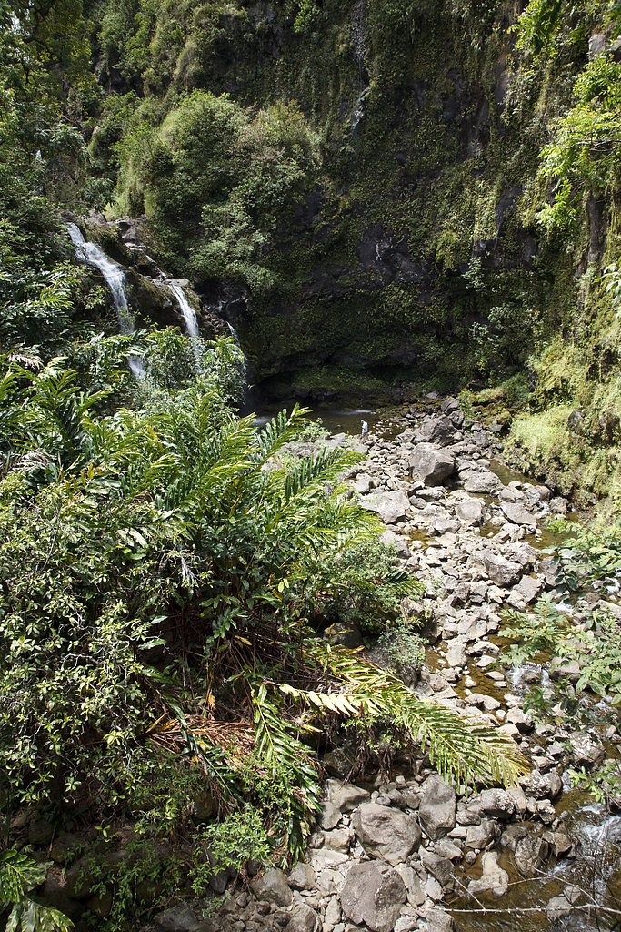 Waikani Falls waterfall