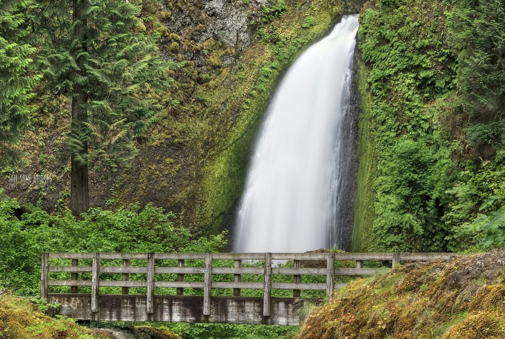 Wahclella Falls waterfall