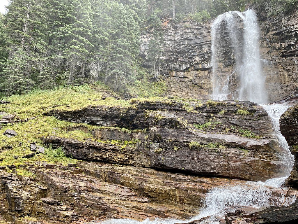 Virginia Falls waterfall