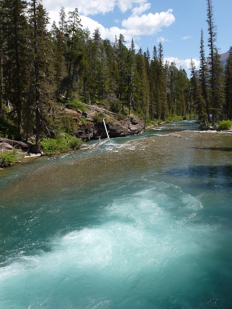 Virginia Falls waterfall