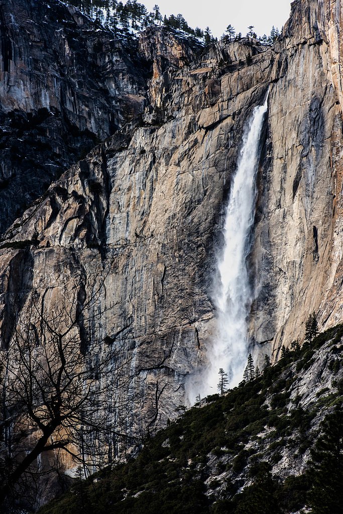 Upper Yosemite Falls waterfall