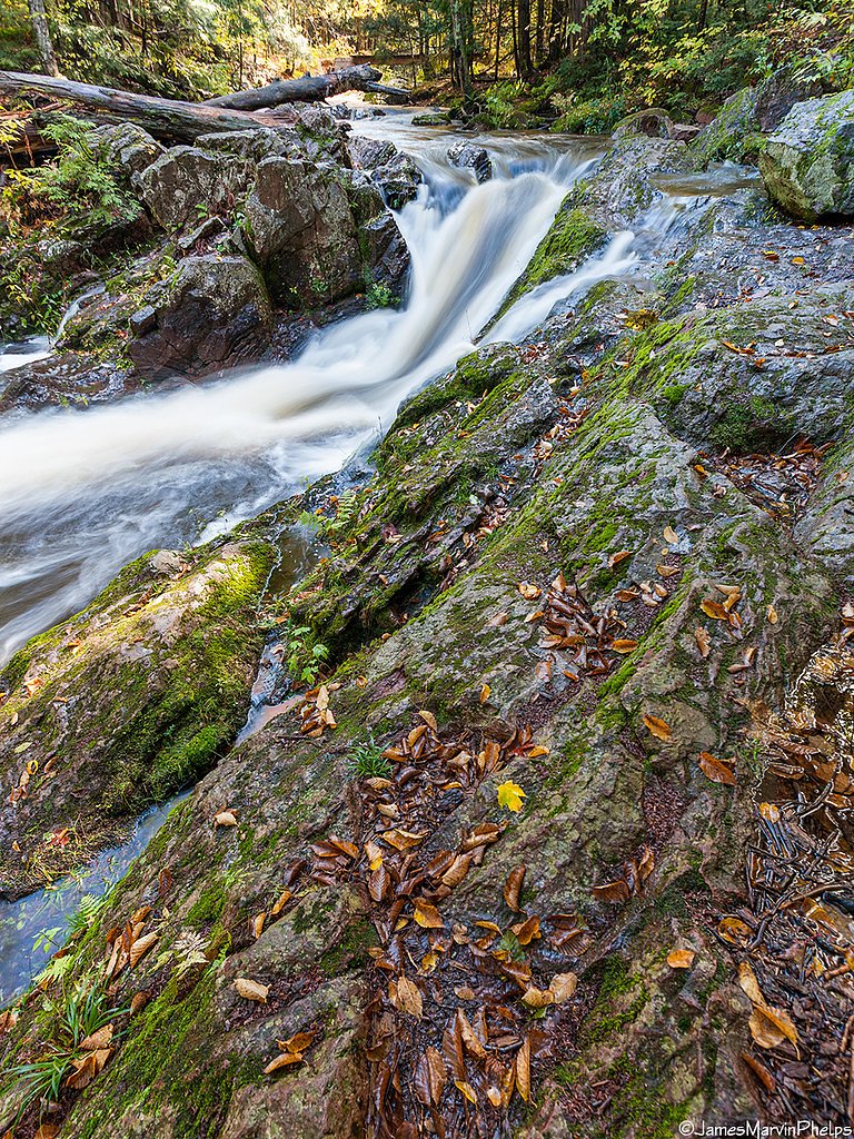 Upper Carp River Falls waterfall