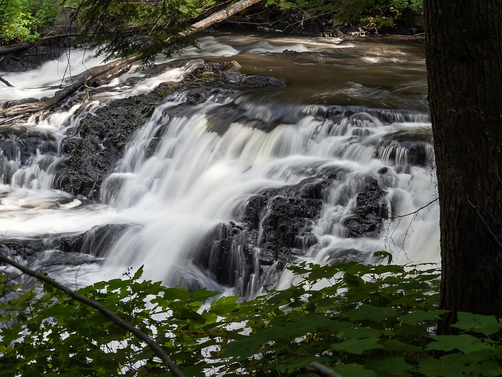 Upper Carp River Falls waterfall