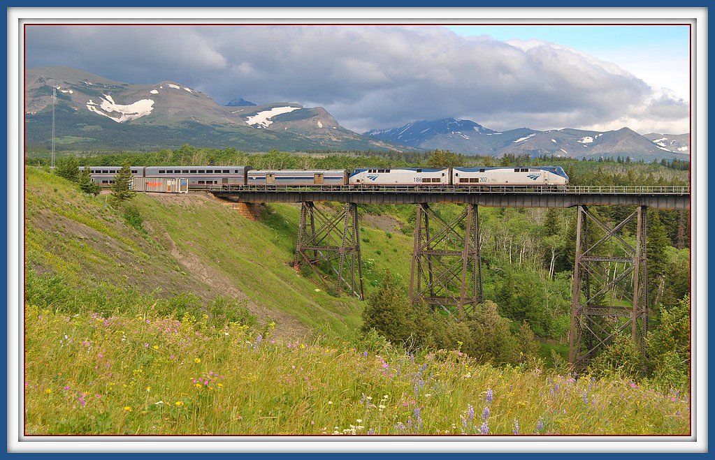 Two Medicine Falls waterfall