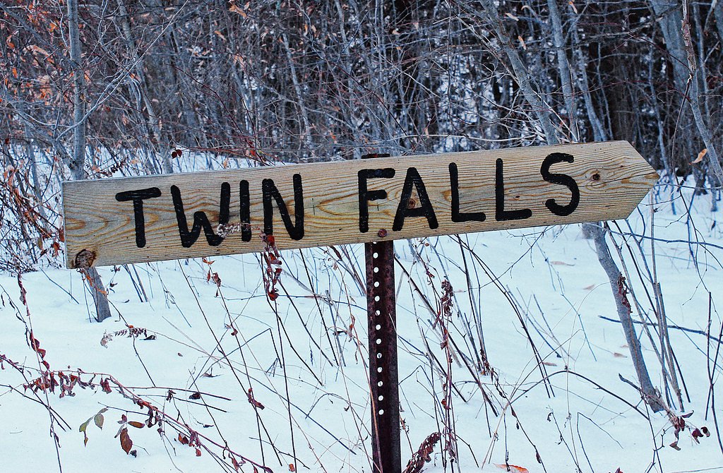 Twin Falls waterfall