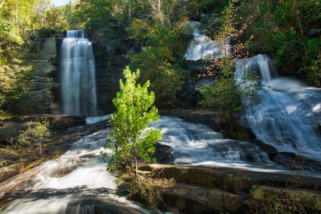 Twin Falls waterfall