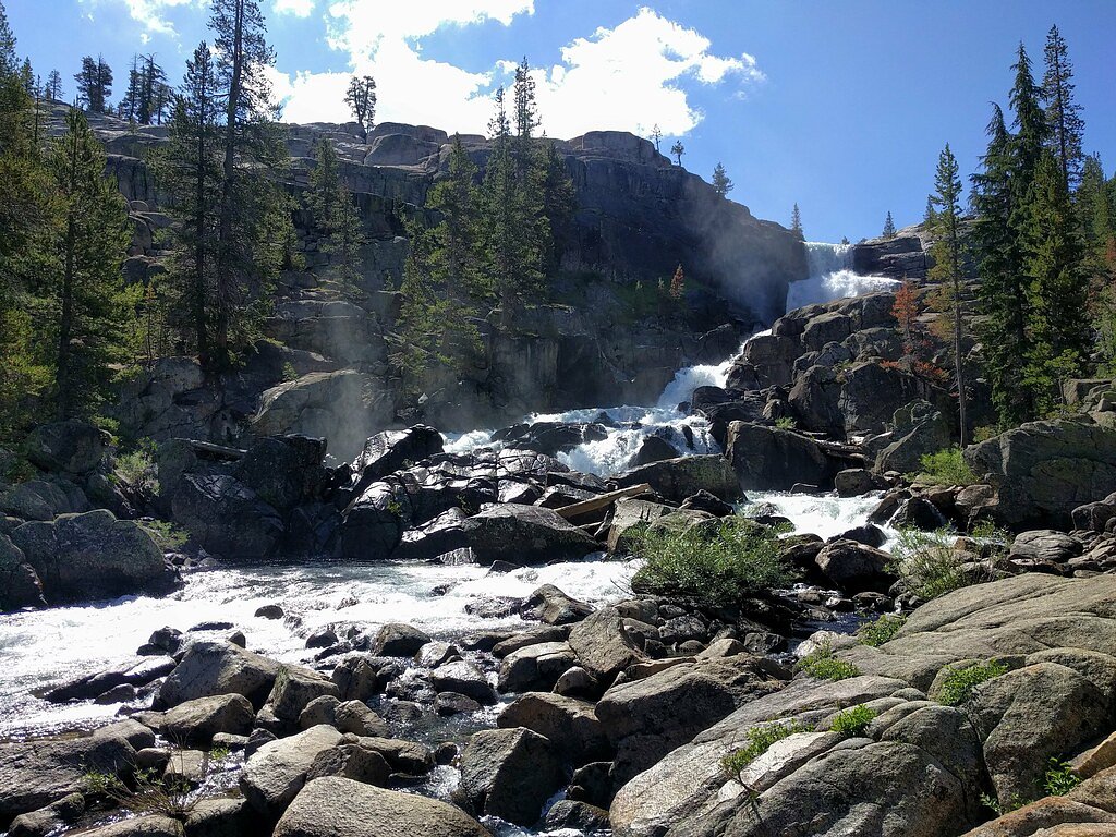 Tuolumne Falls waterfall