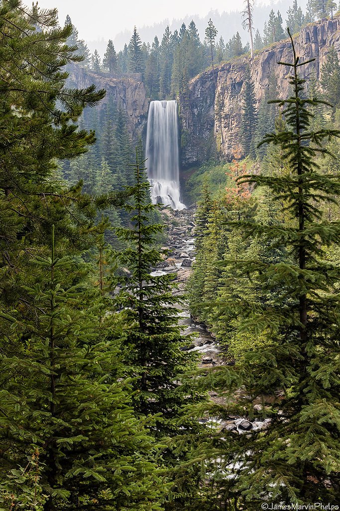 Tumalo Falls waterfall