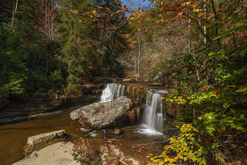 Three Creeks Falls waterfall